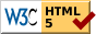 Valid HTML 5